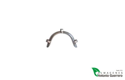 MUSEROLA VAQUERA 3 PASADORES METALICOS INOX