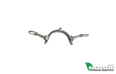 MUSEROLA VAQUERA TORNO PILARES LARGO INOX