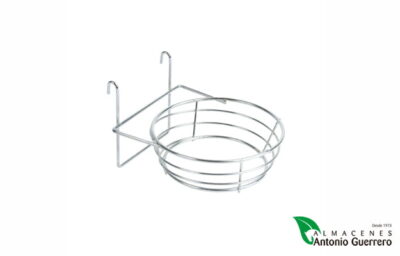 PORTANIDO ARO METALICO BLANCO Y ZINCADO