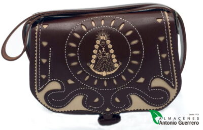 BOLSO CUERO VIRGEN DEL ROCIO