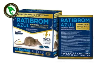 Cebo fresco Ratibrom Azul - Almacenes Antonio Guerrero