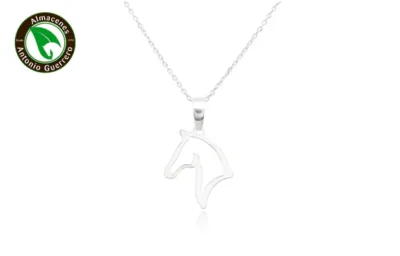 Colgante Caballo Silueta Plata - Almacenes Antonio Guerrero
