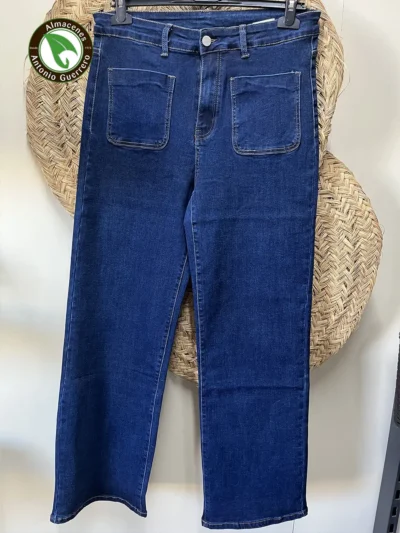 PANTALON VAQUERO WIDE LEG - Almacenes Antonio Guerrero