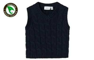 chaleco lana azul - Almacenes Antonio Guerrero