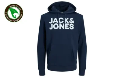 sudadera j&j letras gran azul- Almacenes Antonio Guerreo