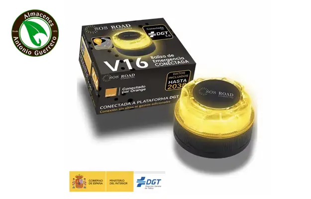 Baliza de emergencia V16 - Almacenes Antonio Guerrero