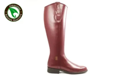 BOTA DE EQUITACIÓN H-114 CEREZA
